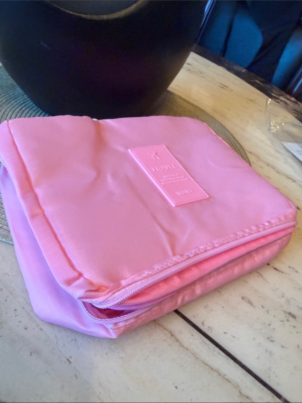 NWT ravel Pink Travel Multi Pouch Organizer ver.2 9"x7" - Picture 7 of 10